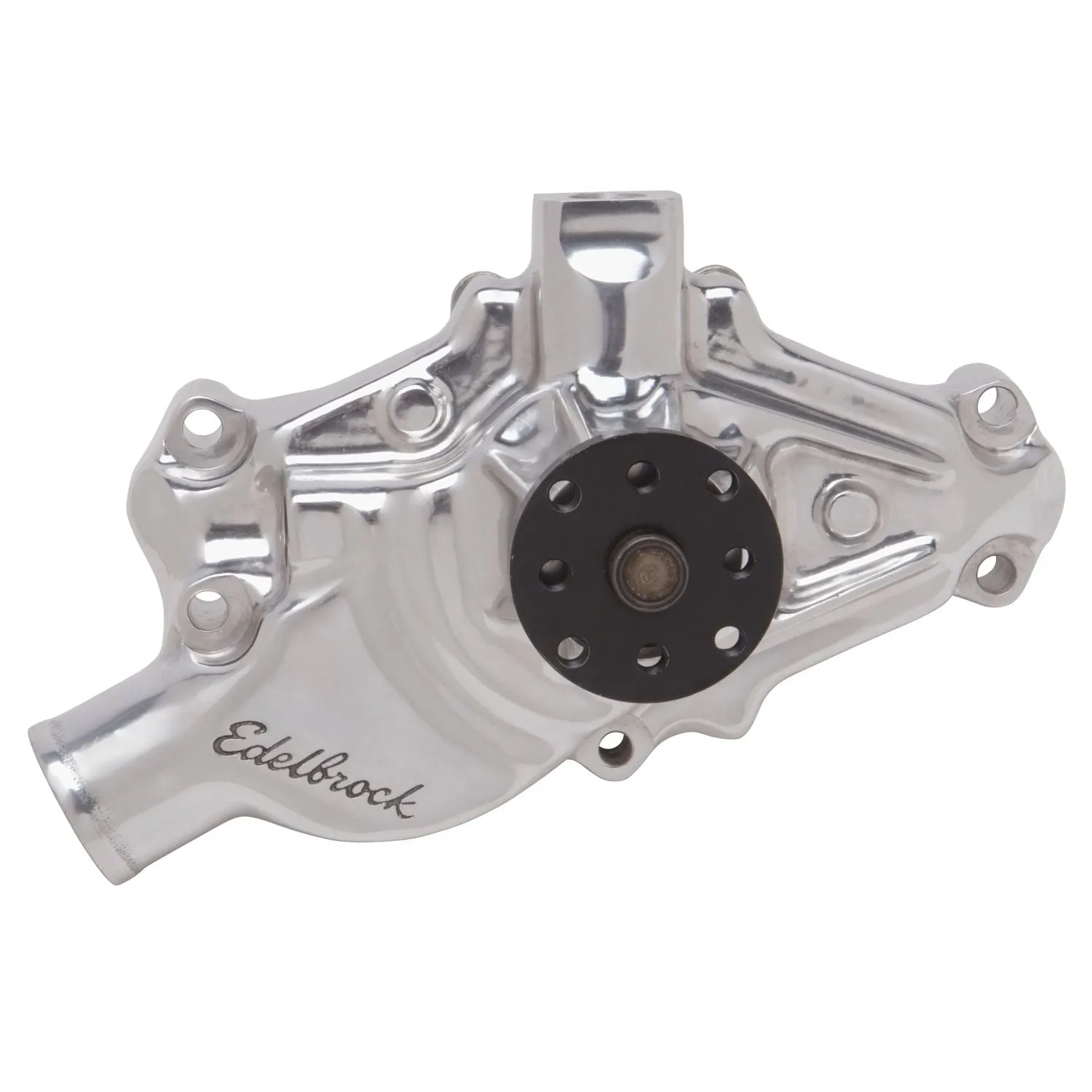 Edelbrock Water Pump for Small-Block 1971-82 Corvettes in Polished Finish (Short)