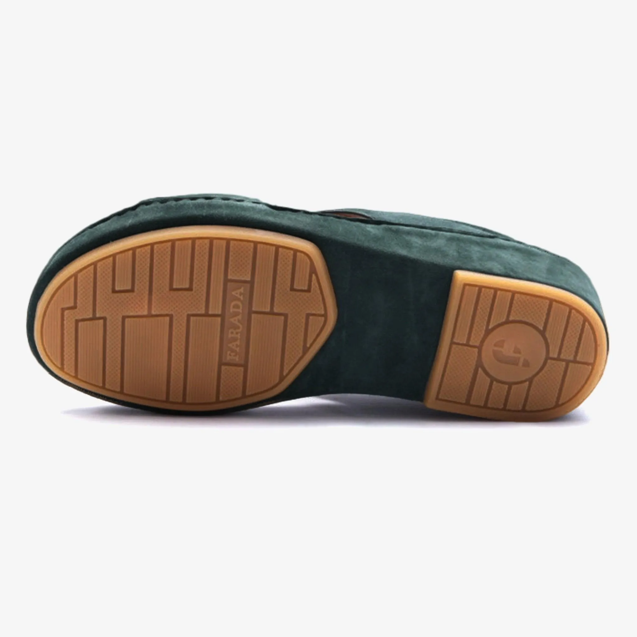 FARADA MENS DAVINCI SUEDE ARABIC SANDALS LICHENE
