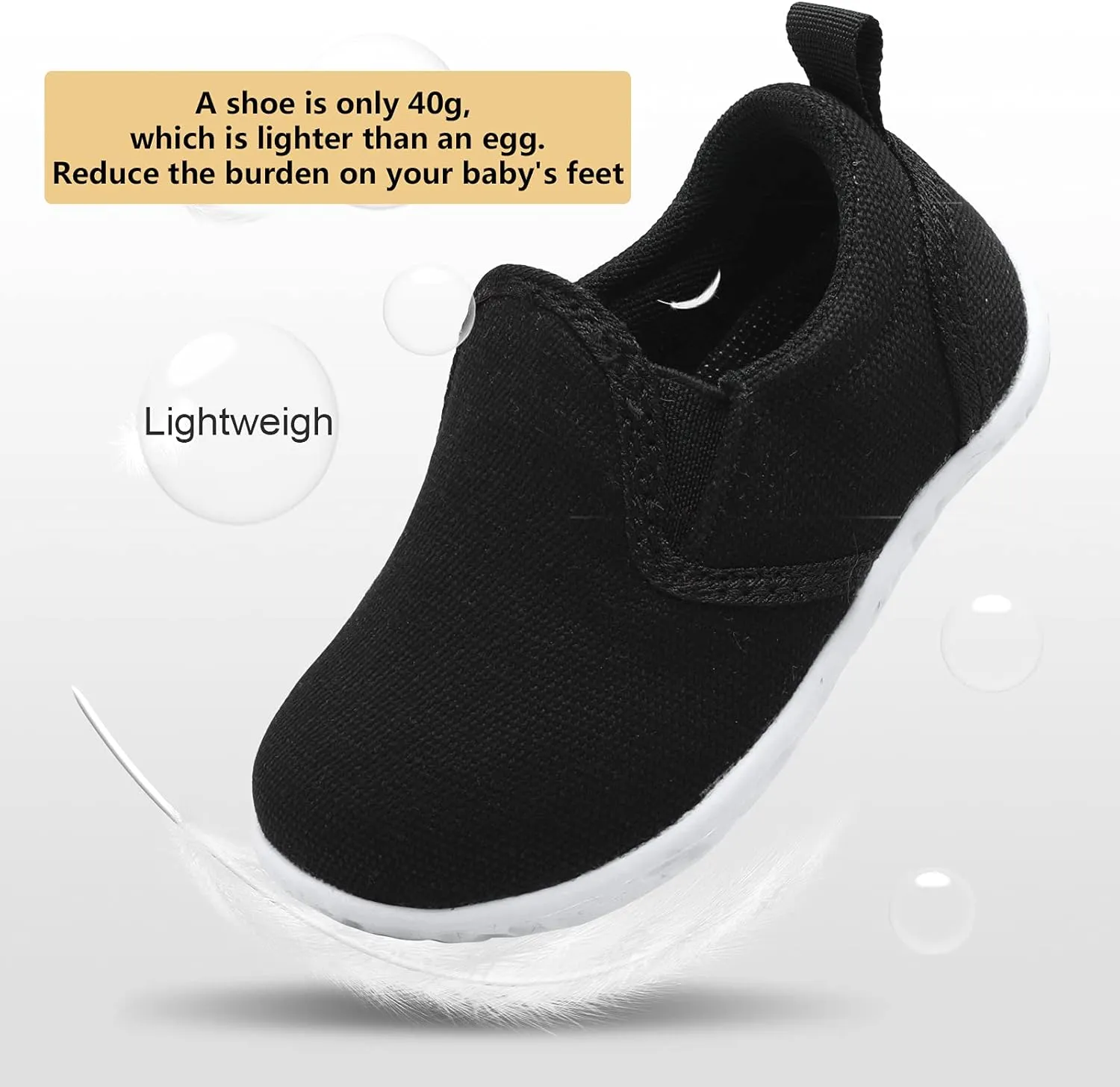 FEETCITY Unisex Baby Shoes Boys Girls Sneakers Infant Slip On First Walking Shoes Toddler Casual Star Sneaker Crib Shoes
