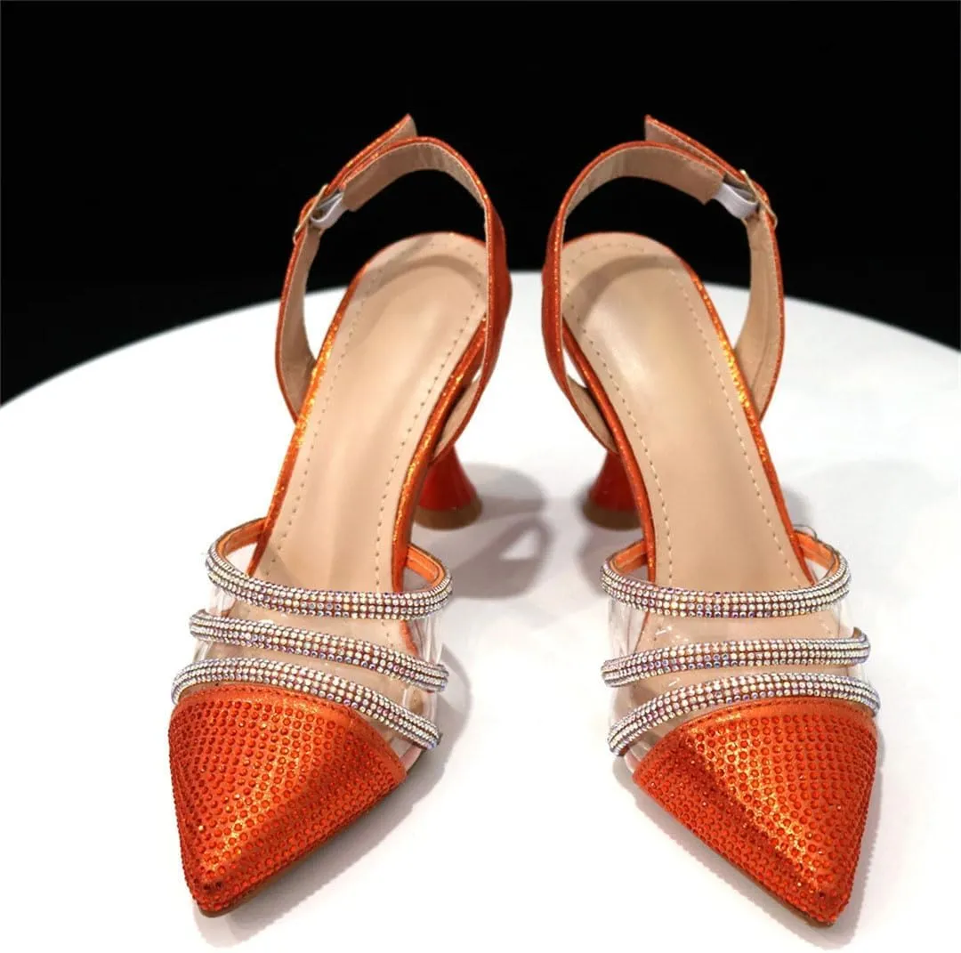Floral Appliqué Bridal Pumps Crystal Purse Italian Luxury Wedding Combo