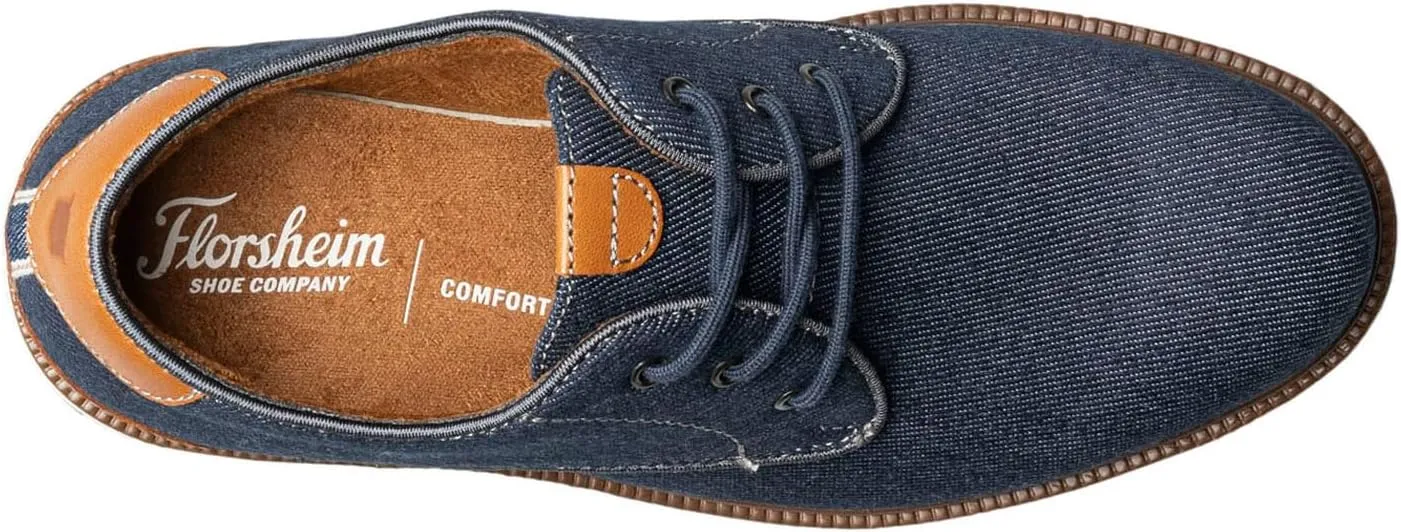 Florsheim Boy's Highland Canvas Plain Toe Oxford Jr. (Toddler/Little Big Kid)