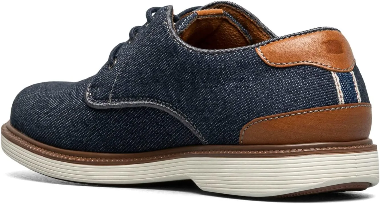 Florsheim Boy's Highland Canvas Plain Toe Oxford Jr. (Toddler/Little Big Kid)