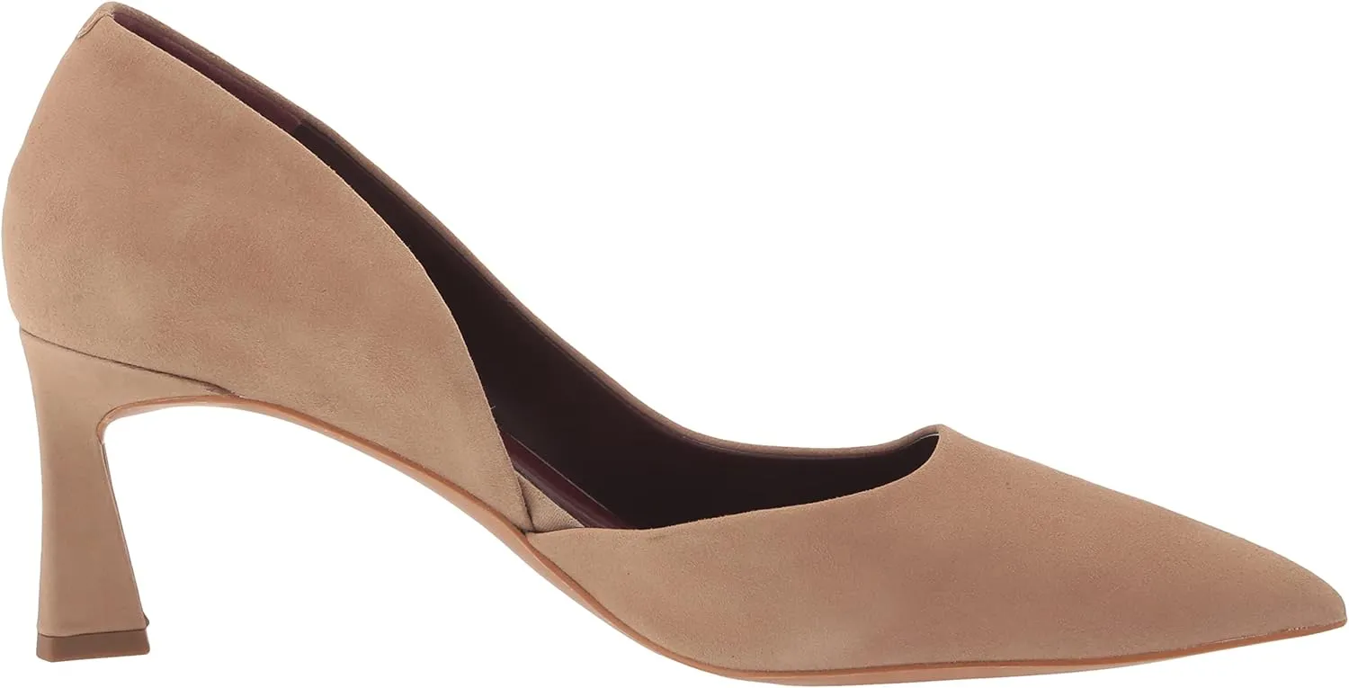 Franco Sarto Women's Tana Pointed Toe D'Orsay Mid Heel Pump