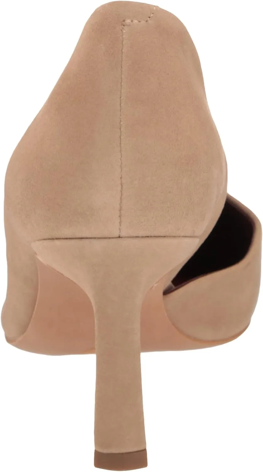 Franco Sarto Women's Tana Pointed Toe D'Orsay Mid Heel Pump