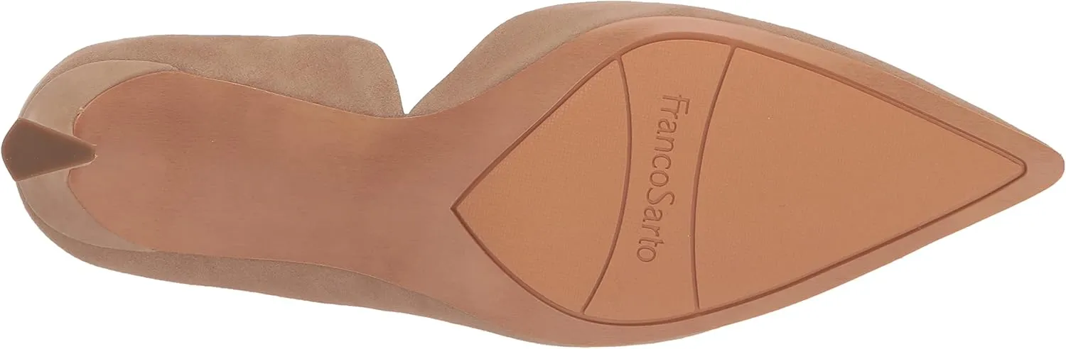 Franco Sarto Women's Tana Pointed Toe D'Orsay Mid Heel Pump