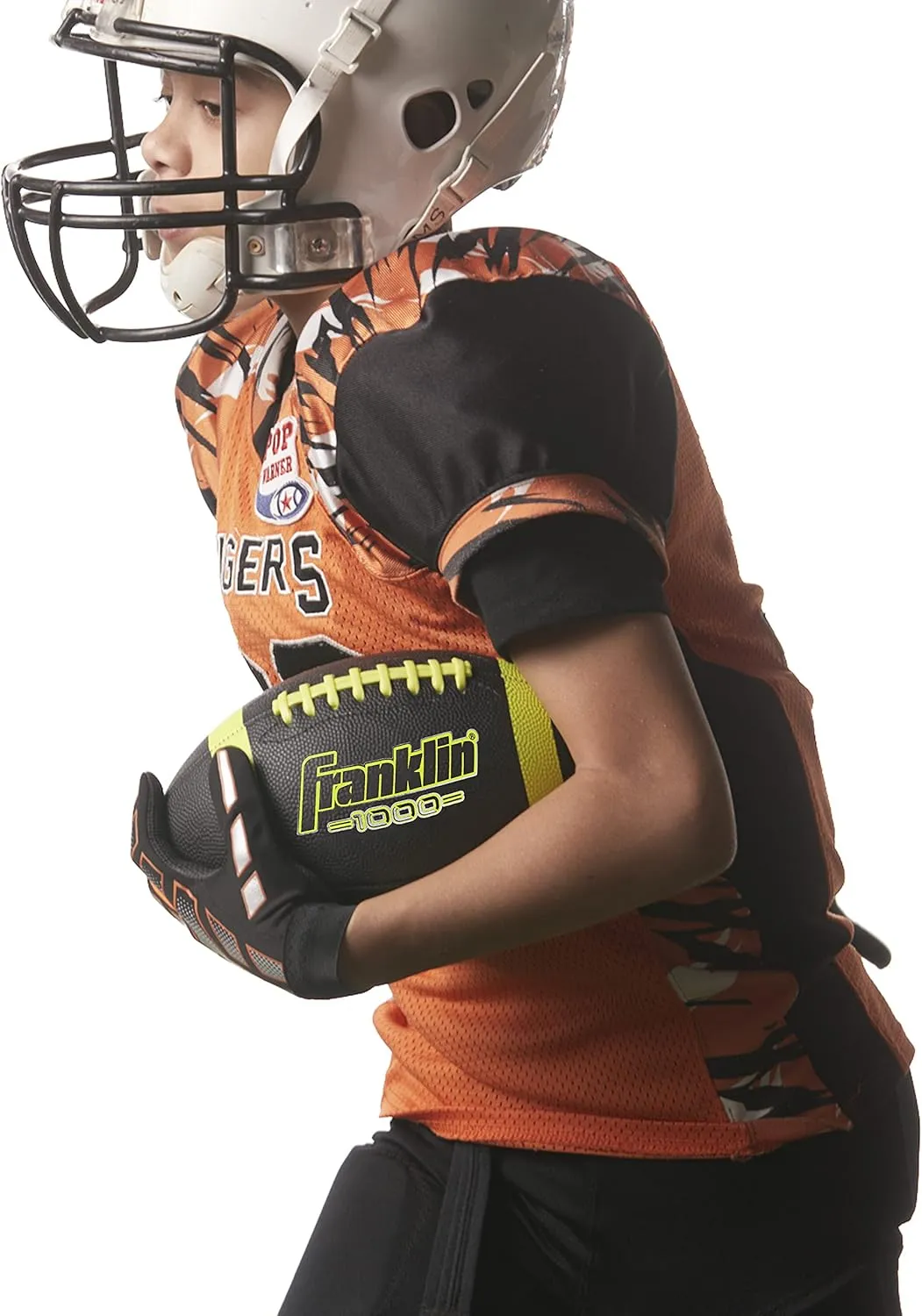 Franklin Sports Youth   Adult Footballs - Extra Grip 1000 Official Size, Junior   Pee Wee Kids - 1   12 Packs
