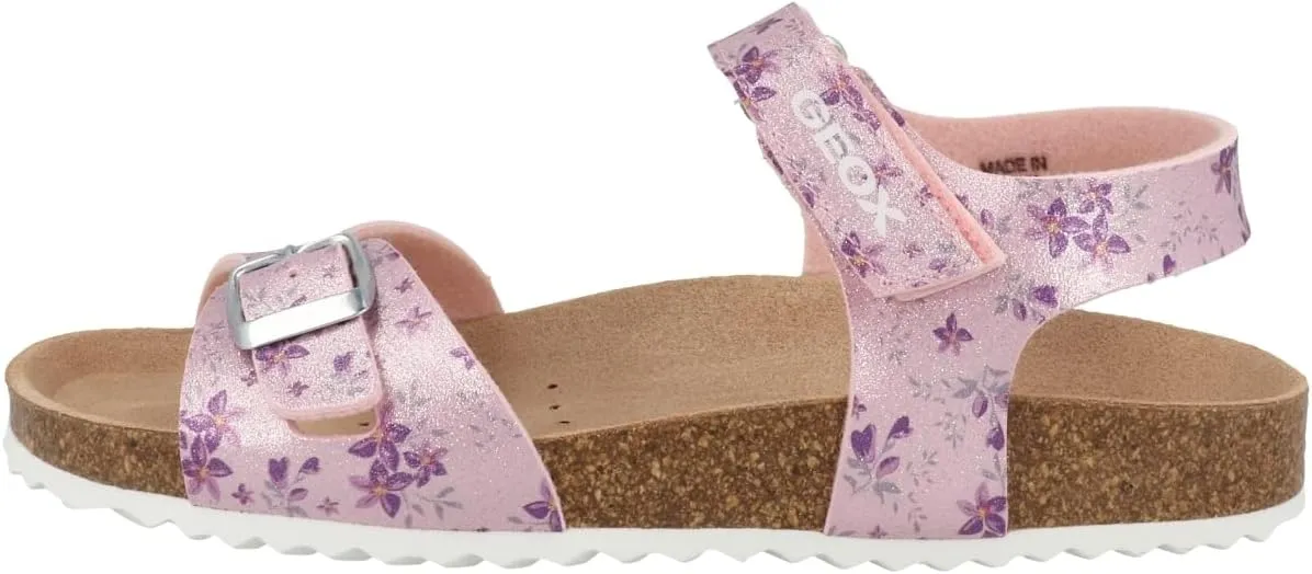 Geox Adriel 4 Sandals, Girls, Big Kid, Pink, Size 5.5