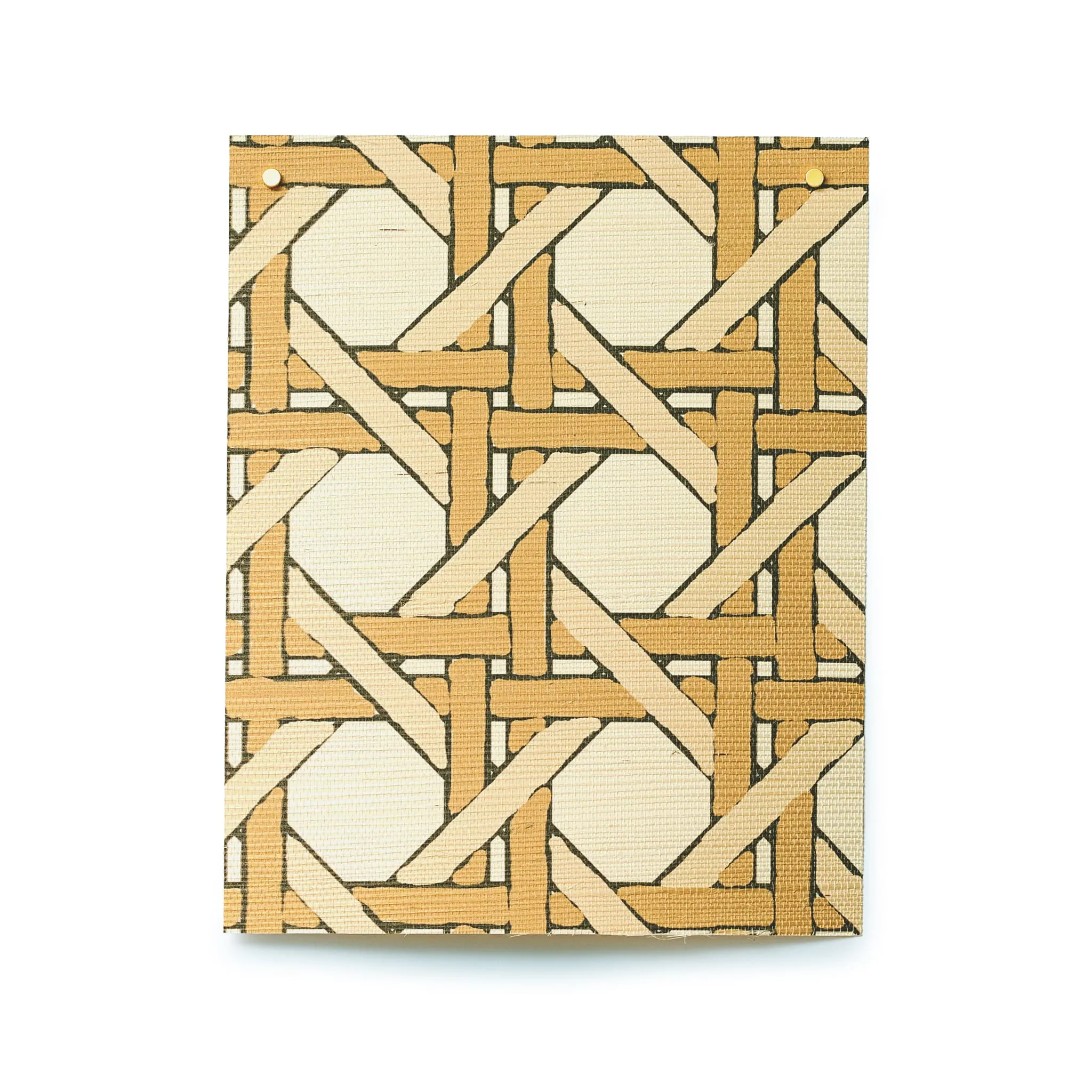 Grand Caning, Loafer - Grasscloth Wallpaper