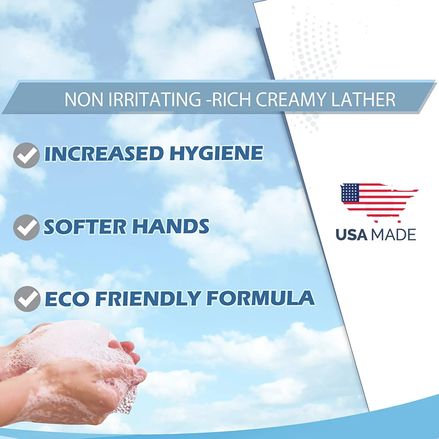 GreenFist Lotionized Hand Soap [ Liquid Gel Refill ] Made in USA, 128 Ounce (1 Gallon) (Citrus w/Pump)