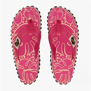 Gumbies ISLANDER Womens Recycled Flip-Flops Tropical Pink