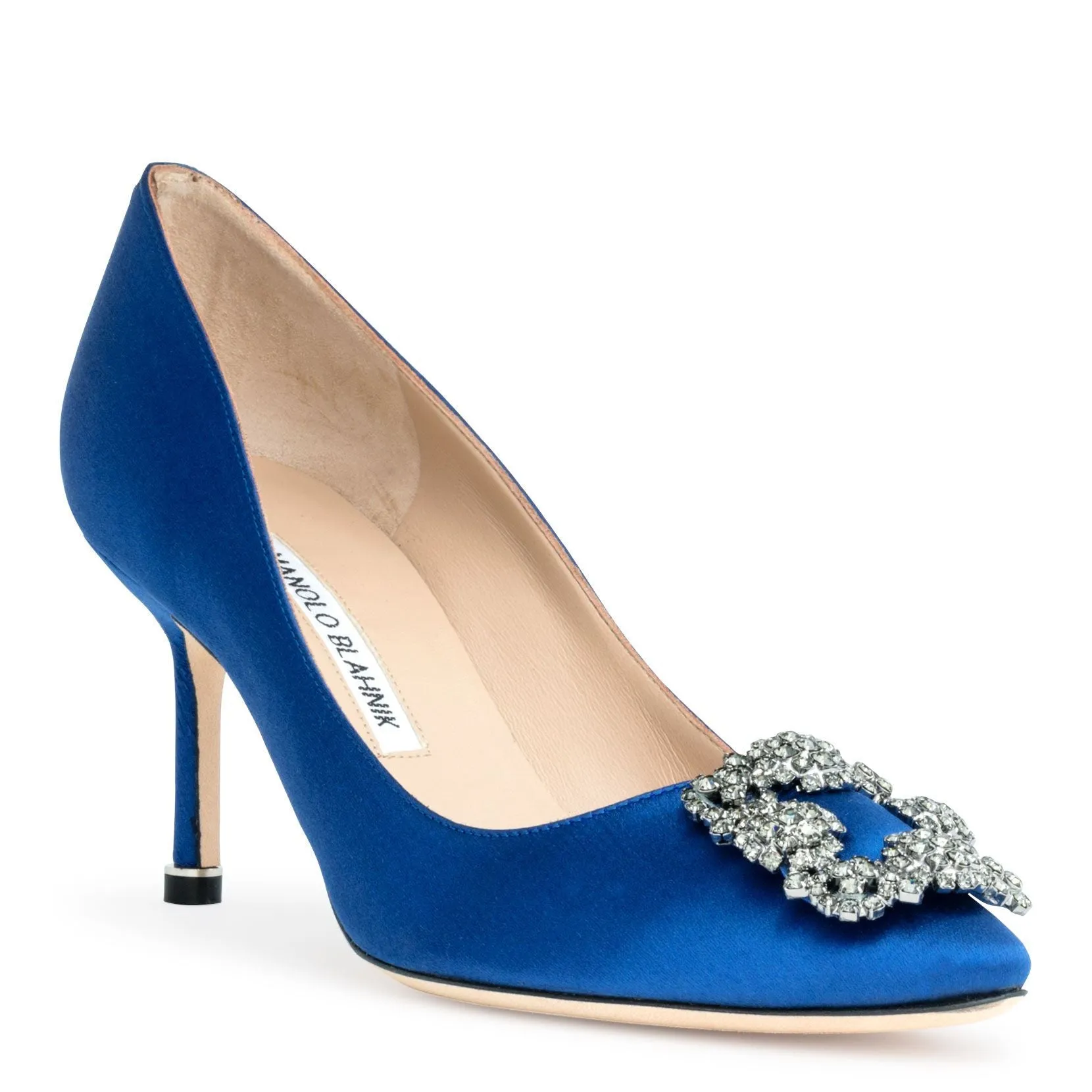 Hangisi 70 Royal blue satin pumps