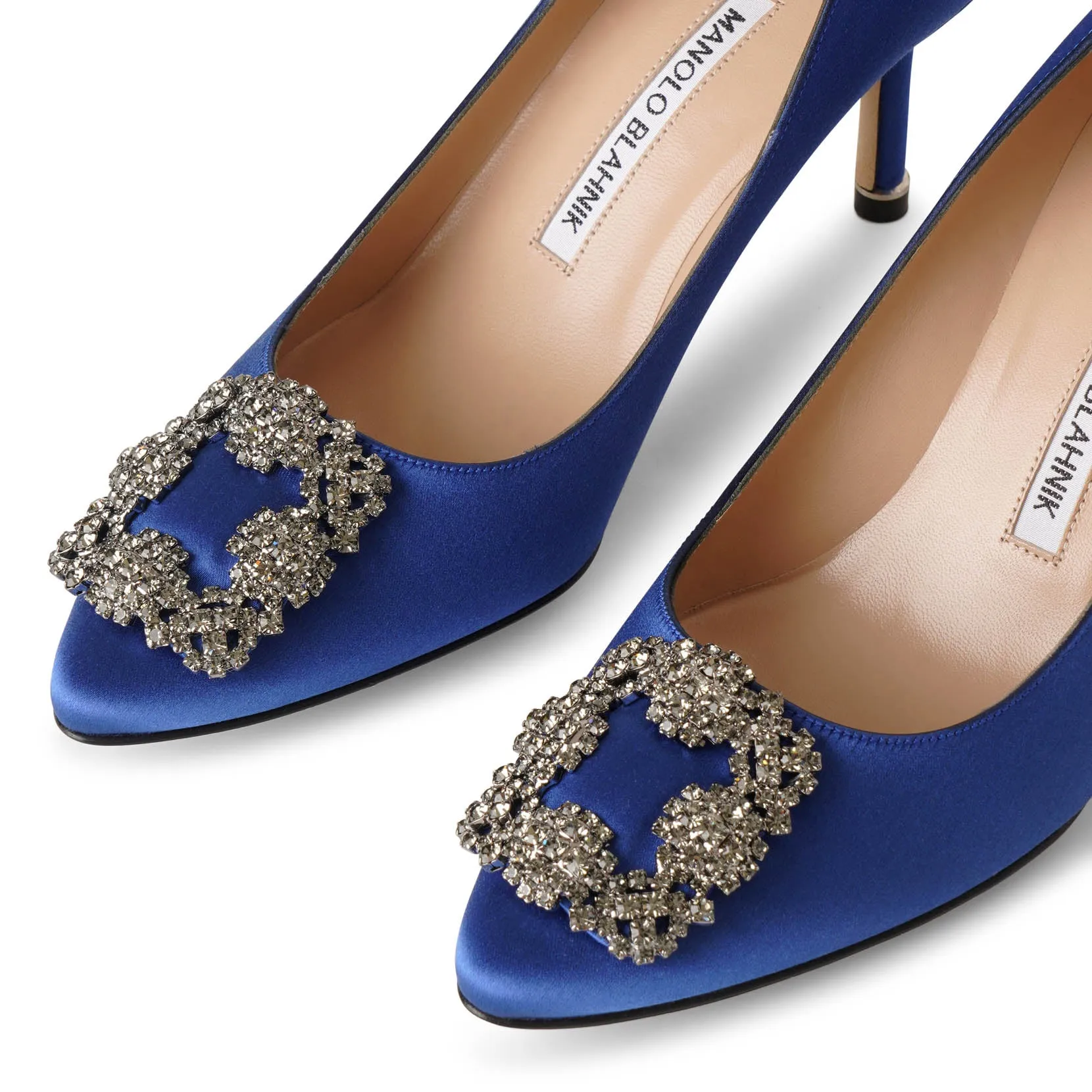 Hangisi 70 Royal blue satin pumps