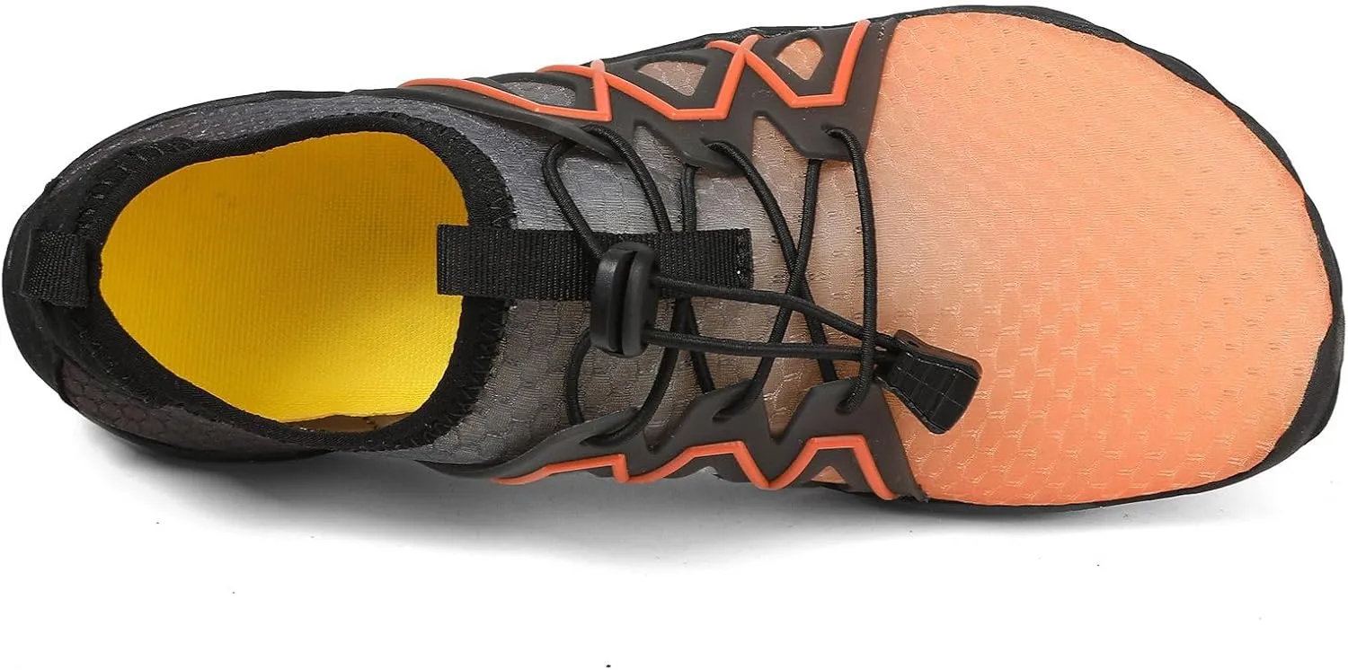 Hiking Footwear for Women Men Lightweight Healthy & Non-Slip Pro Water Shoes,Wide Toe Box & Non-Slip Fashion Trail Hike Comfortwear,Breathable Zero Drop Surf Footwear Comfortwear