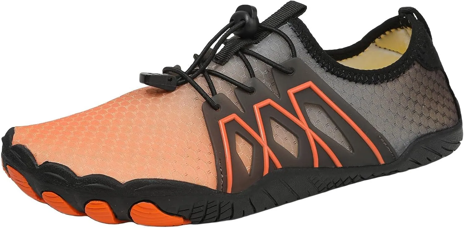 Hiking Footwear for Women Men Lightweight Healthy & Non-Slip Pro Water Shoes,Wide Toe Box & Non-Slip Fashion Trail Hike Comfortwear,Breathable Zero Drop Surf Footwear Comfortwear