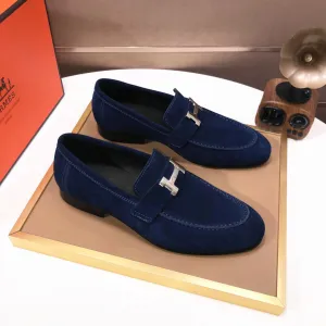 HM PARIS LOAFER COBALT SUEDE