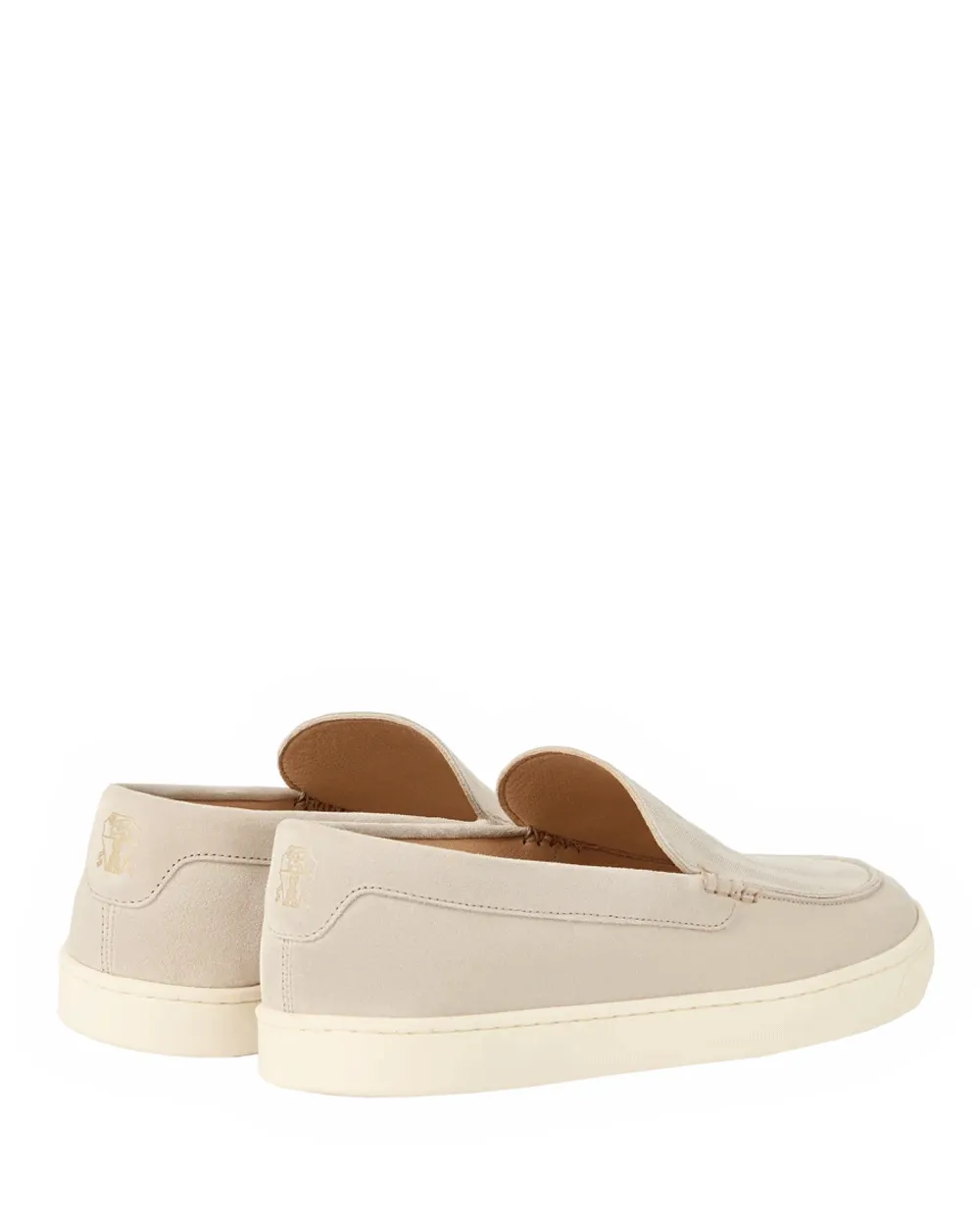 Hybrid Venetian Suede Loafer in Beige
