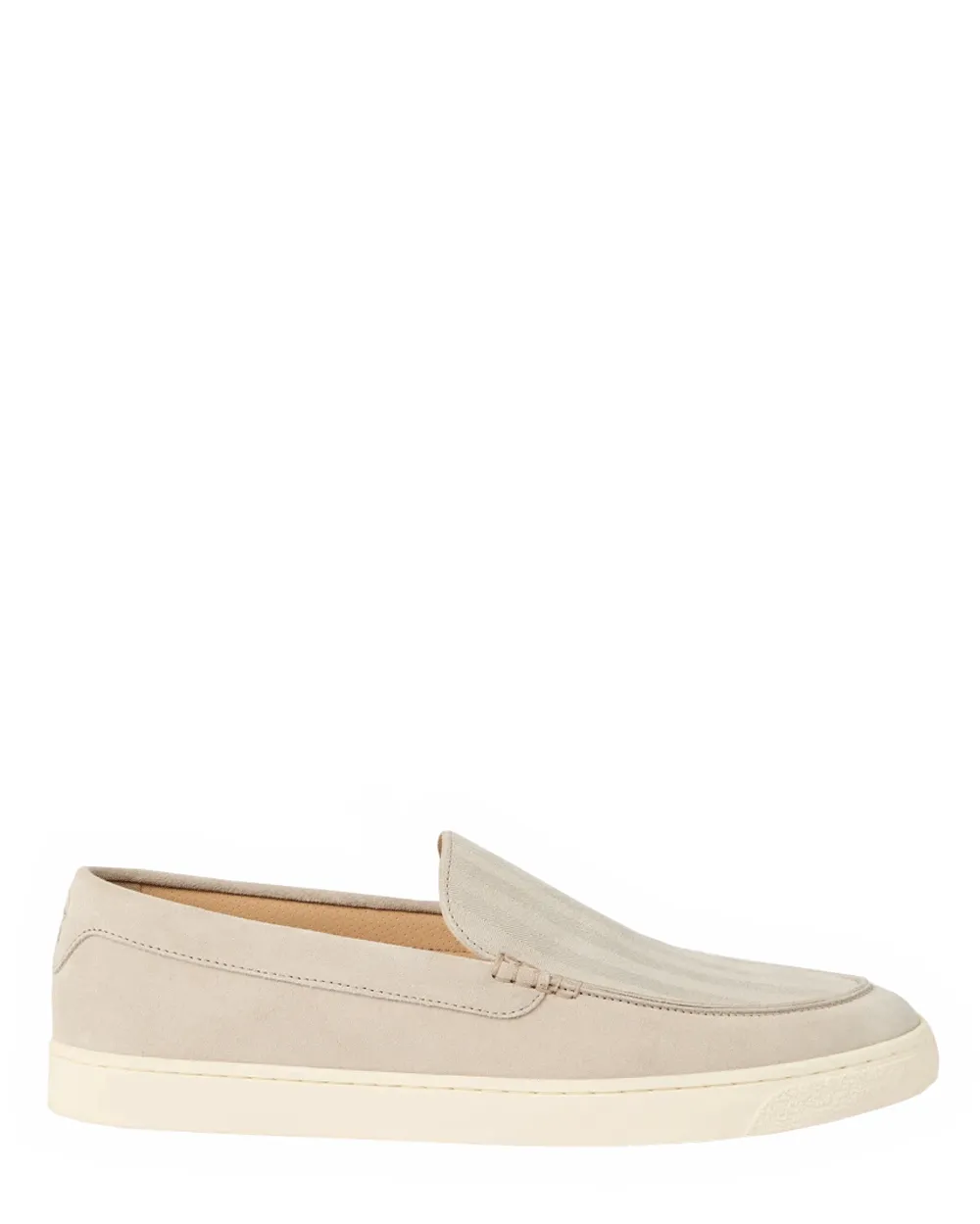 Hybrid Venetian Suede Loafer in Beige