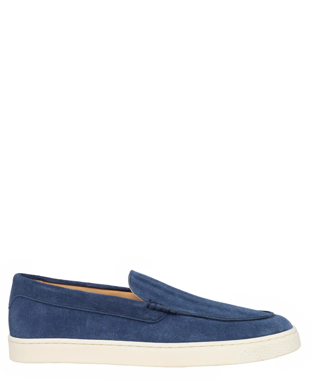 Hybrid Venetian Suede Loafer in Ceruleo