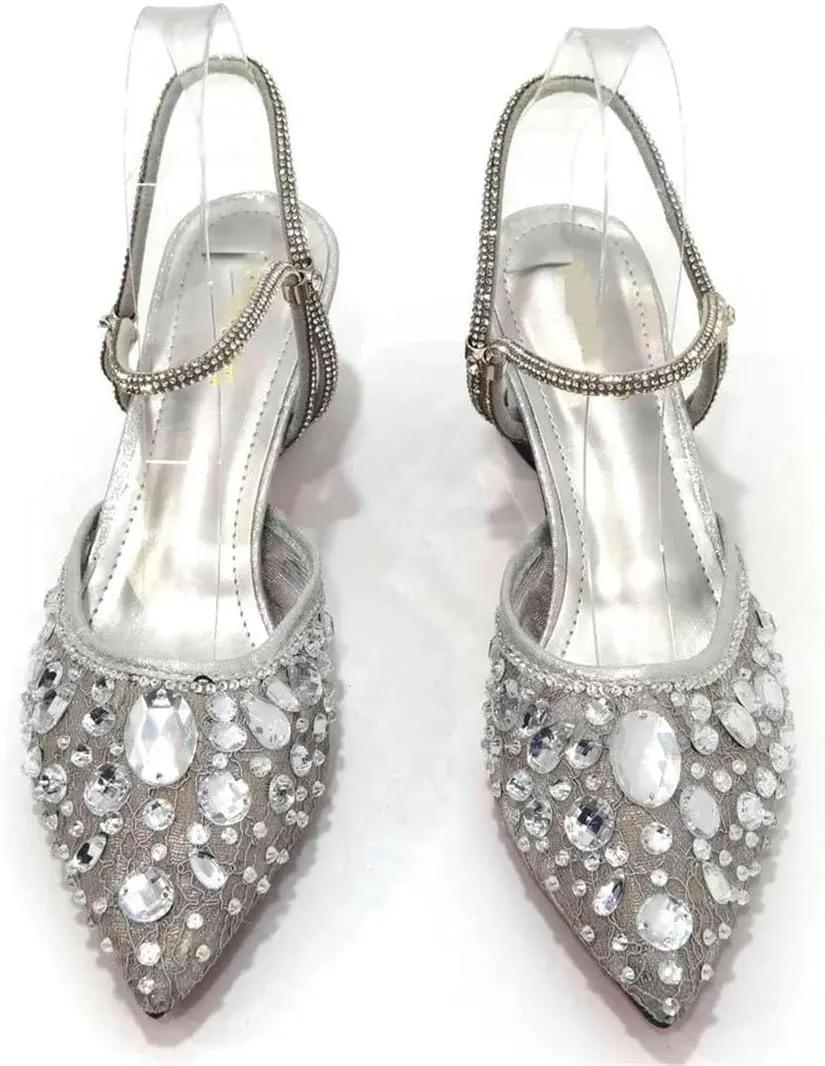 Italian Designer Platform Slippers Applique Casual Women Shoes Crossbody Hang Bag Set