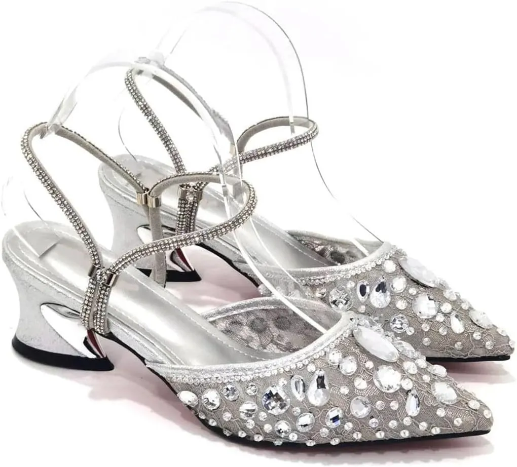 Italian Designer Platform Slippers Applique Casual Women Shoes Crossbody Hang Bag Set