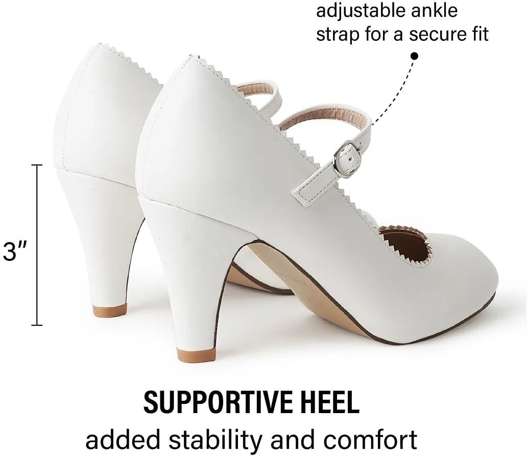 J. Adams Honey Mary Jane Women's Oxford Pumps