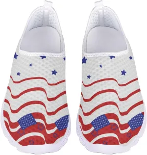 Jeiento Halloween Shoes for Women Men Halloween Party Walking Running Sneaker Shoes Slip-On Breathable Mesh Workout Fashion Shoes