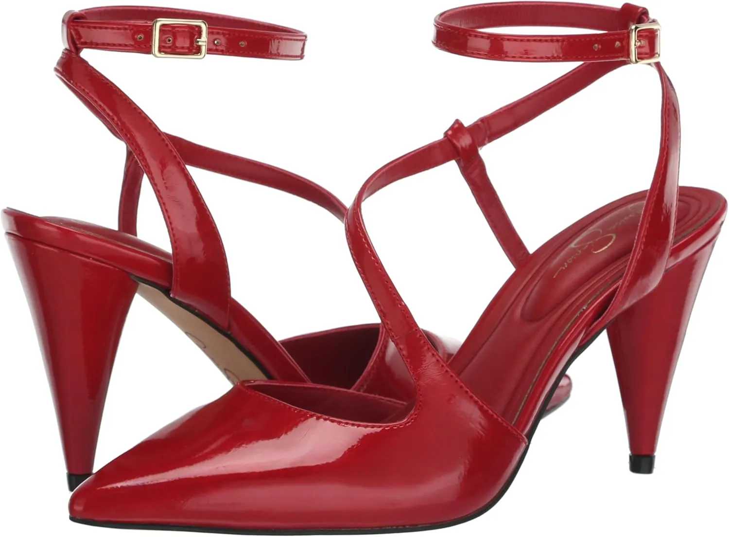 Jessica Simpson Women's Maggie Ankle Strap High Heel Pump