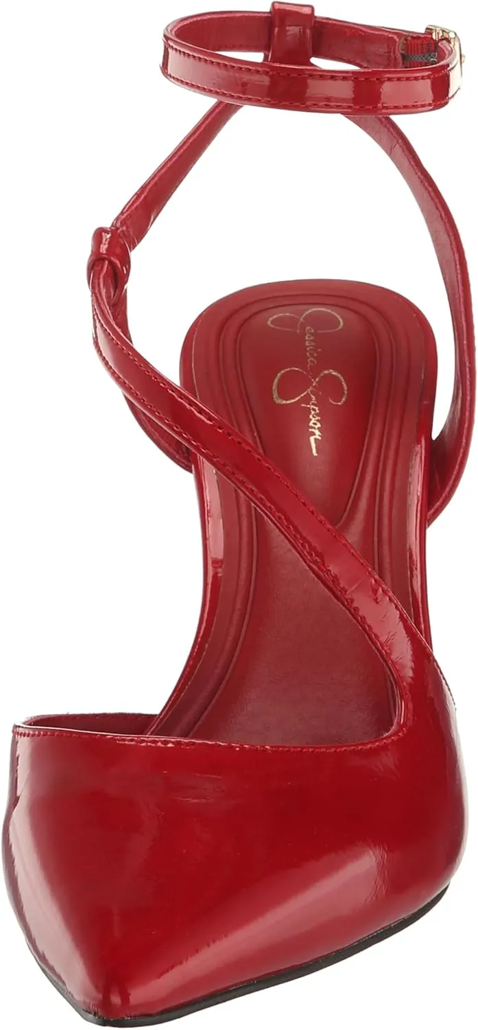 Jessica Simpson Women's Maggie Ankle Strap High Heel Pump