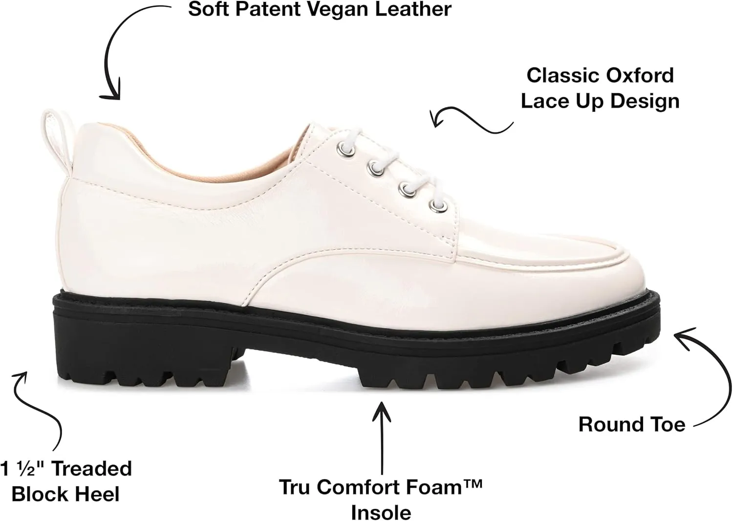 Journee Collection Women's Zina Oxford Flat