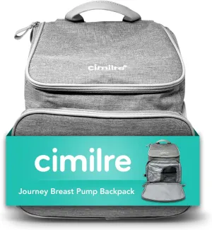 Journey Breast Pump Backpack, Stylish & Functional Breast Pump Bag with Plenty of Pockets & Collapsible Compartments, Easily Fits Your Breast Milk, Pump, Accessories & More, 13” H x 12” W