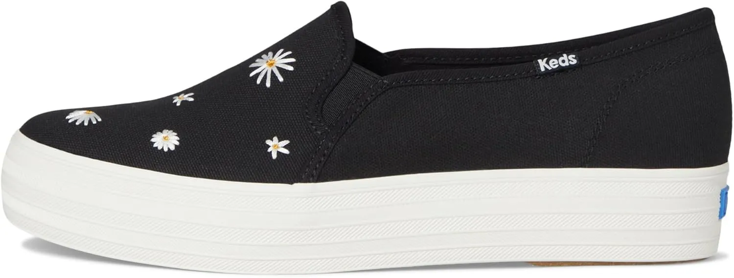 Keds Women's Triple Decker Metallic Stripe Fashion Sneaker
