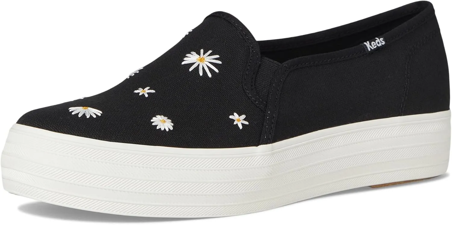 Keds Women's Triple Decker Metallic Stripe Fashion Sneaker