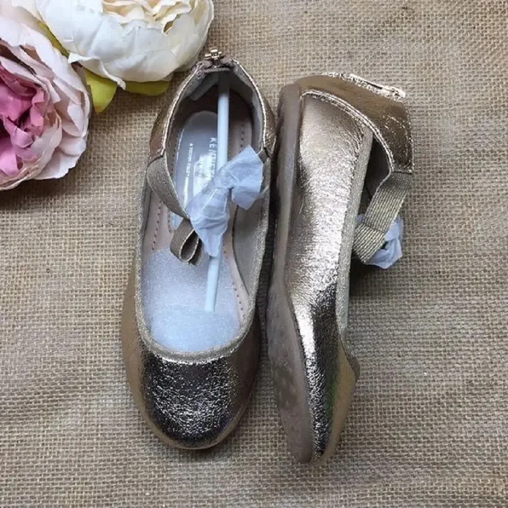 Kenneth Cole Rose Gold Ballerina Flats 11.5M