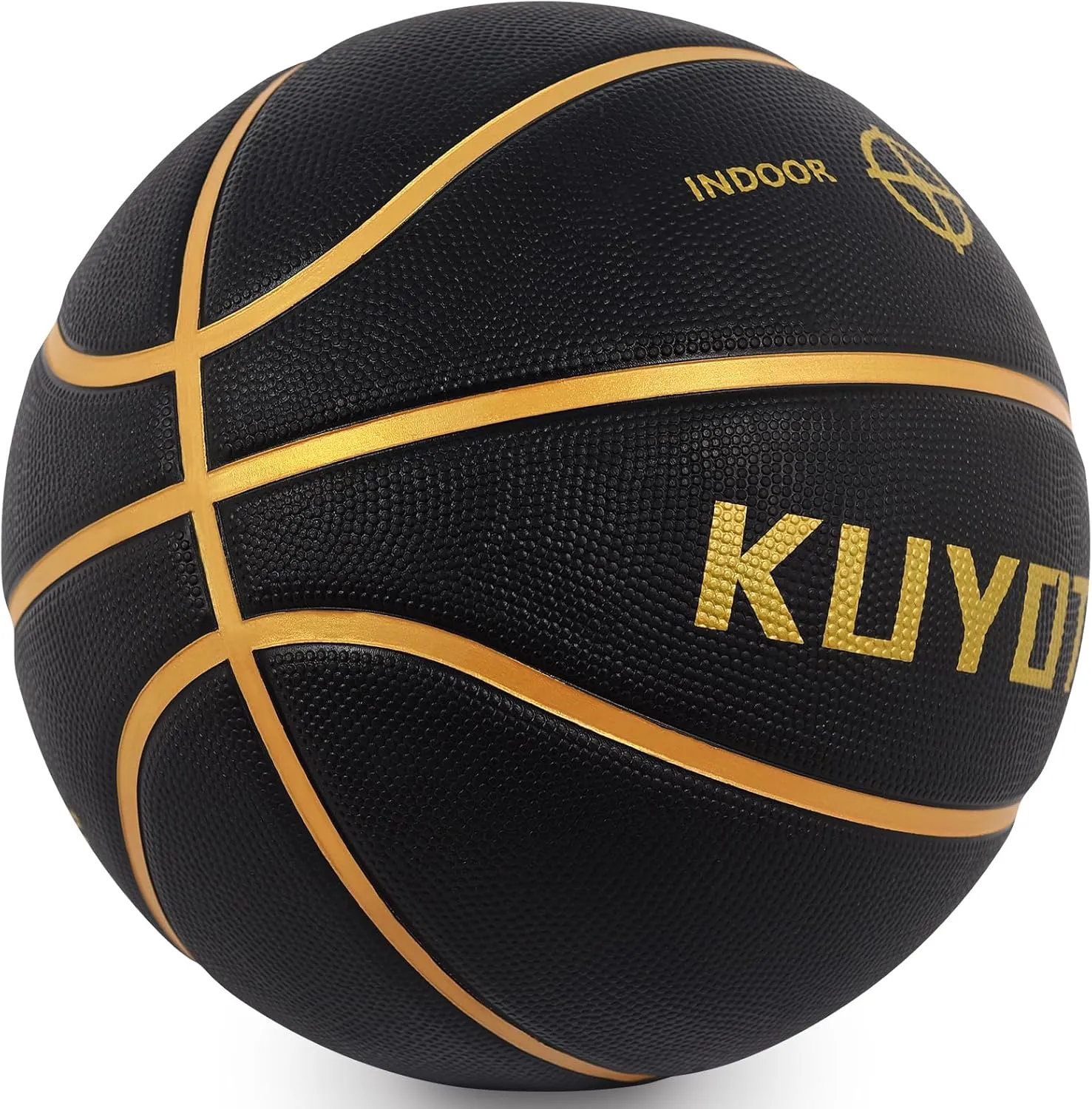 KUYOTQ Kids Youth Adult Size 3/4/5/6/7 (22/25.5/27.5/28.5/29.5") Basketball Premium Rubber or Faux Leather Basketball Indoor Outdoor Basketball for Boys Girls Womens Mens Basketball Gifts (Deflated)