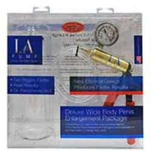 LA Pump Penis Pump Wide Body Cylinder & Pump Kit