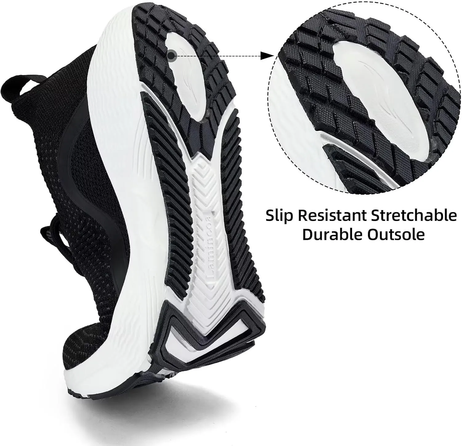 Lamincoa Women's Running Shoes Slip on Walking Sneaker Lightweight Tennis Shoes Casual Athletic Sneakers for Outdoor Gym Workout