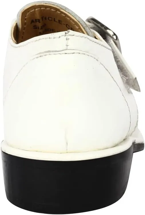 LIBERTYZENO Boys Animal Print Genuine Leather Kids Lace Up Oxford Dress Shoes for Prom Graduation