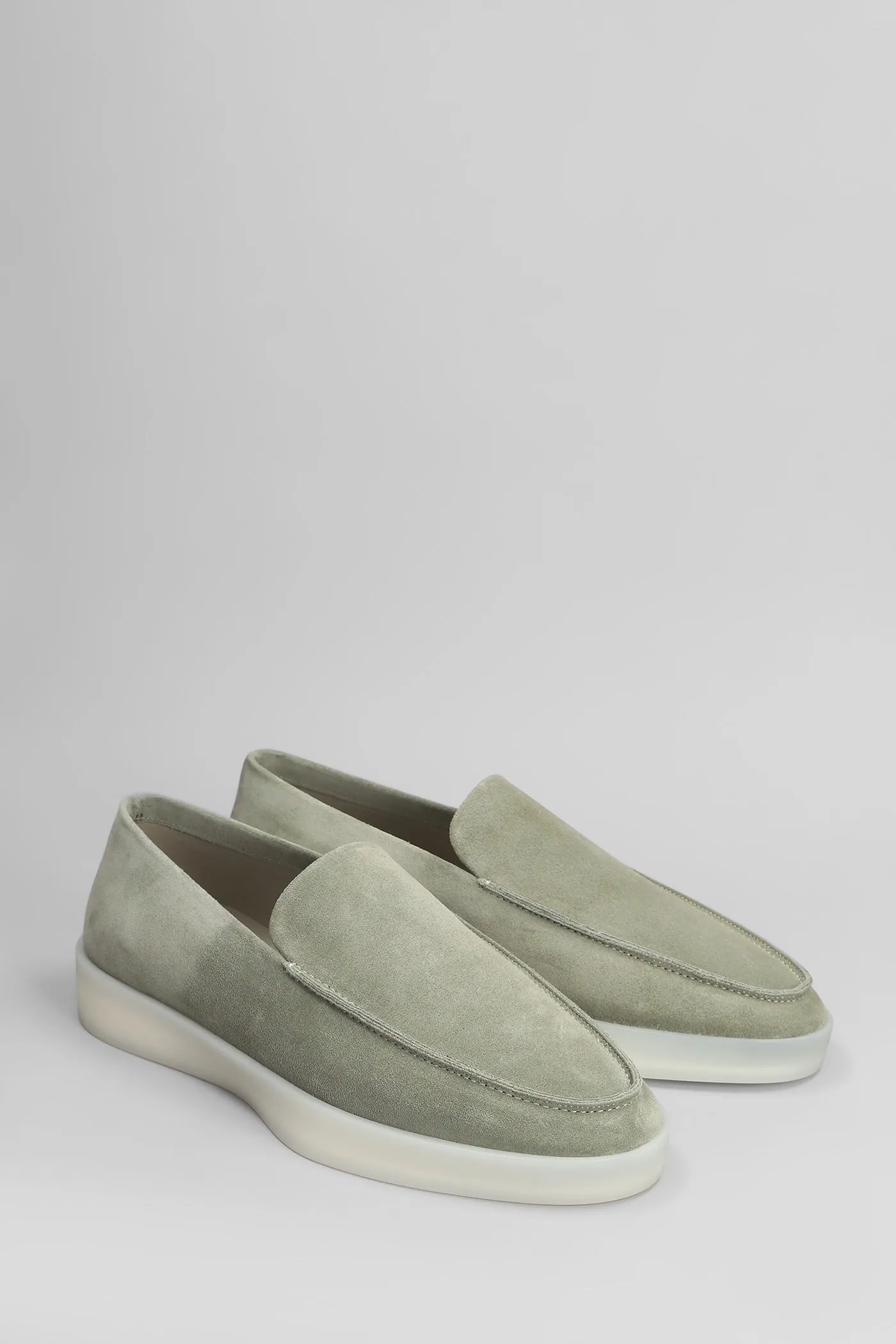 Loafer Loafers in grey suede
