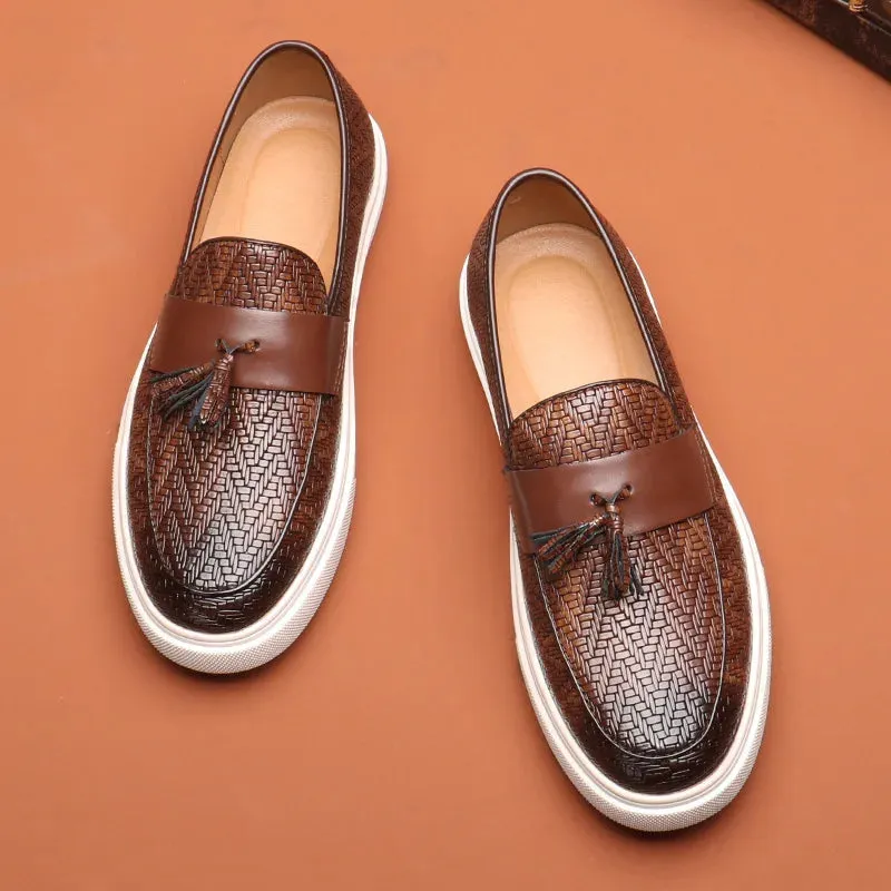 Lorenco Don Tassel Slip-On Sneaker