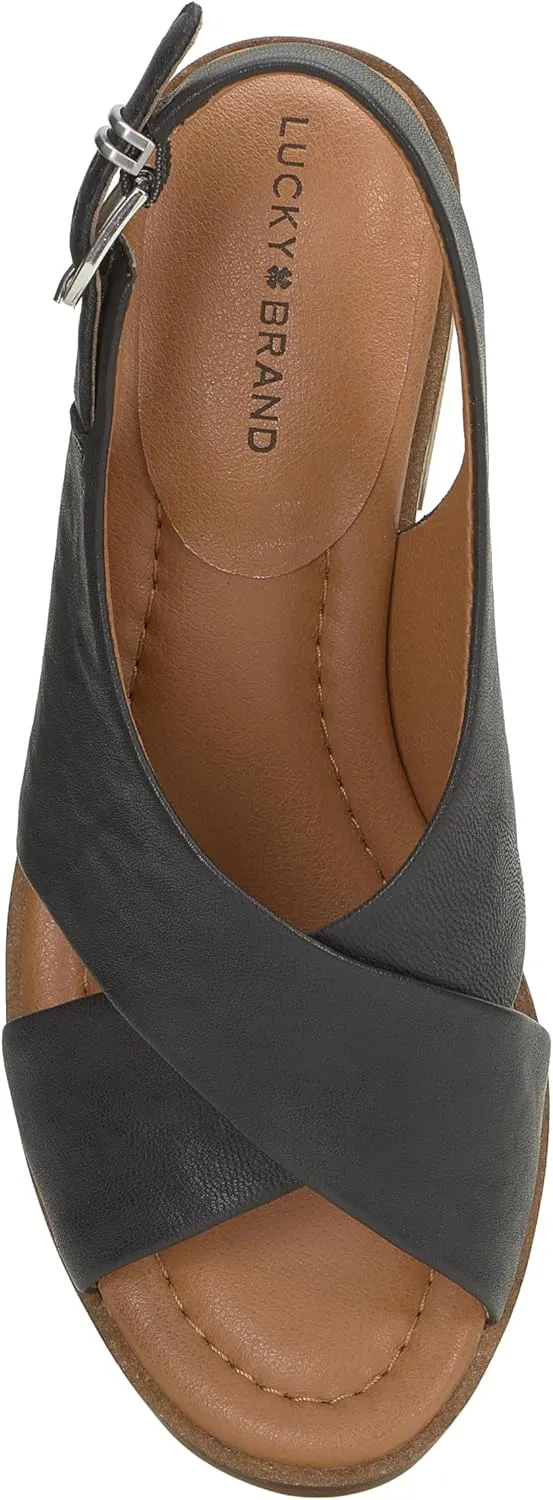 Lucky Brand Women's Rhidlee High Heel Sandal Heeled