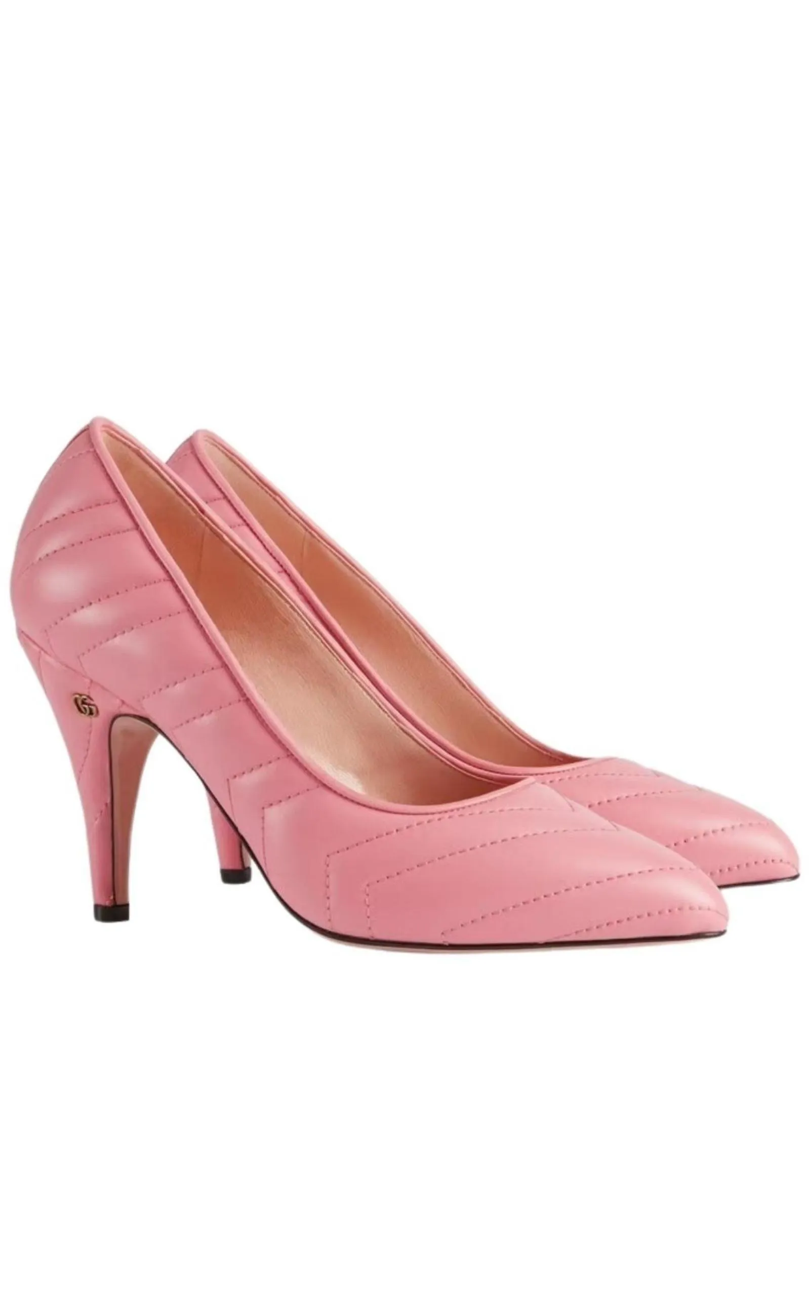 Matelasse Leather Pump