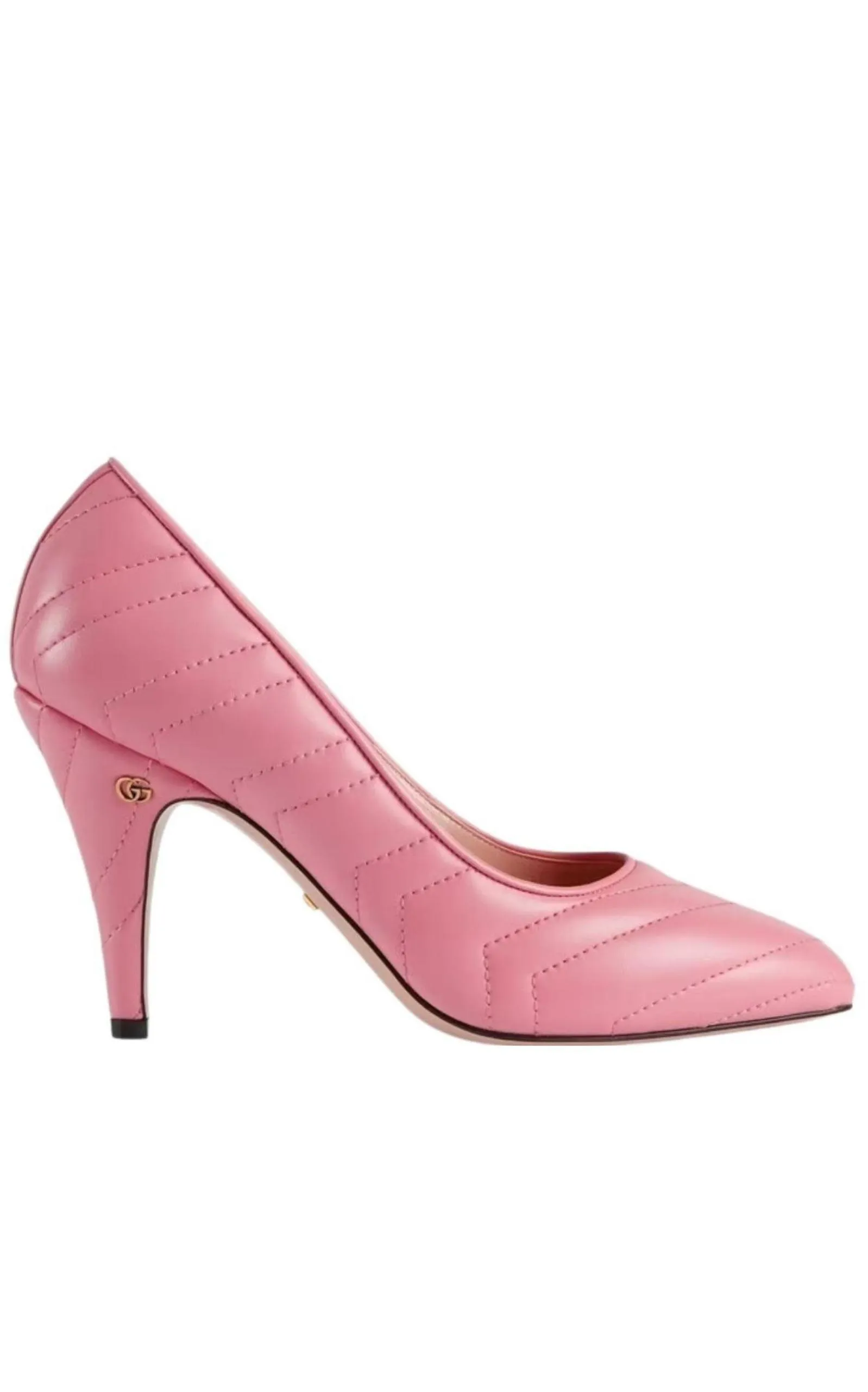 Matelasse Leather Pump