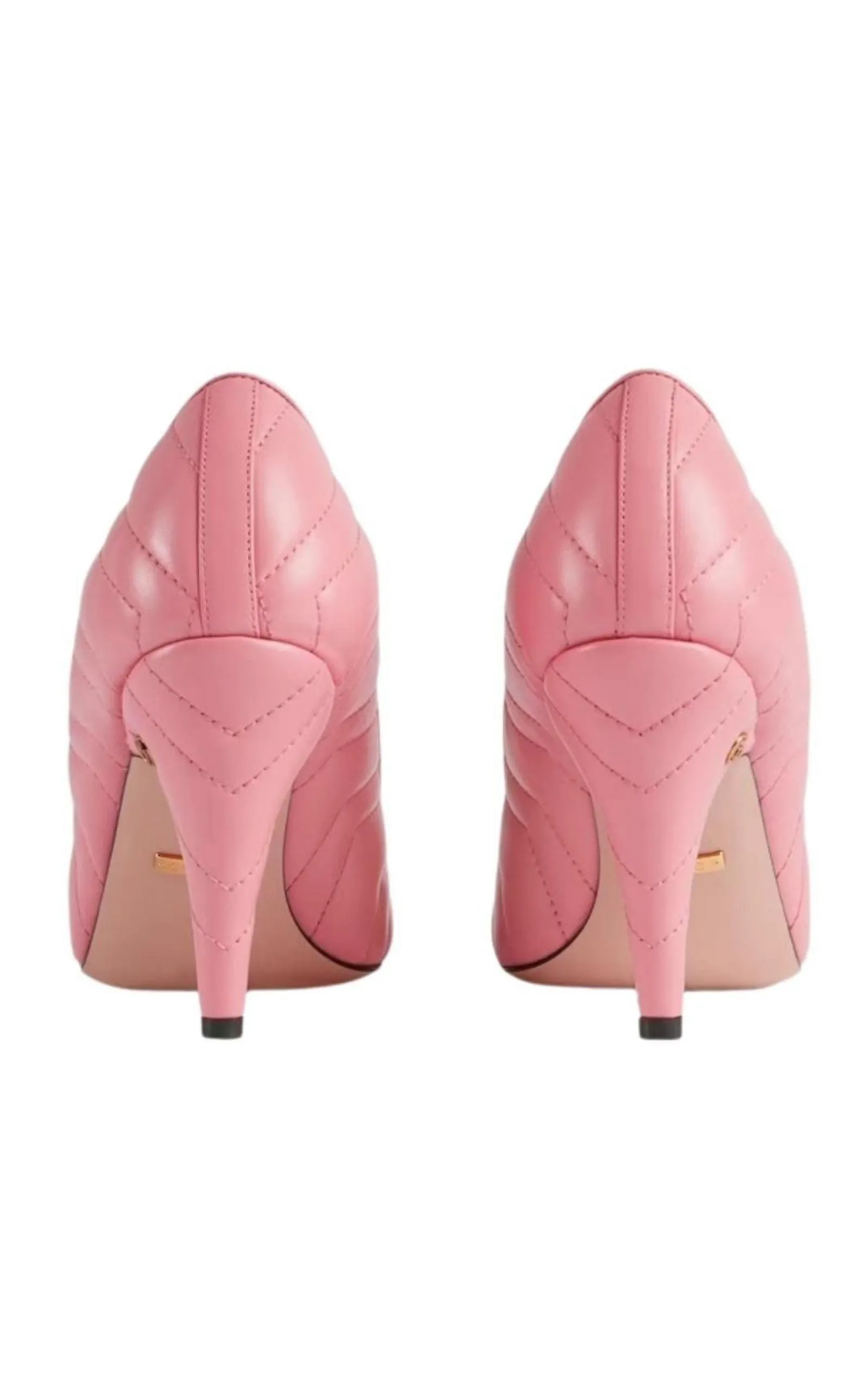 Matelasse Leather Pump