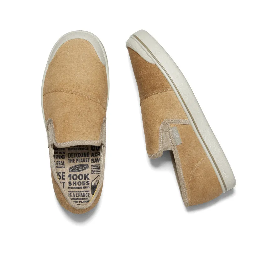Men's Eldon Harvest Leather Slip-On - Beige/Silver Birch