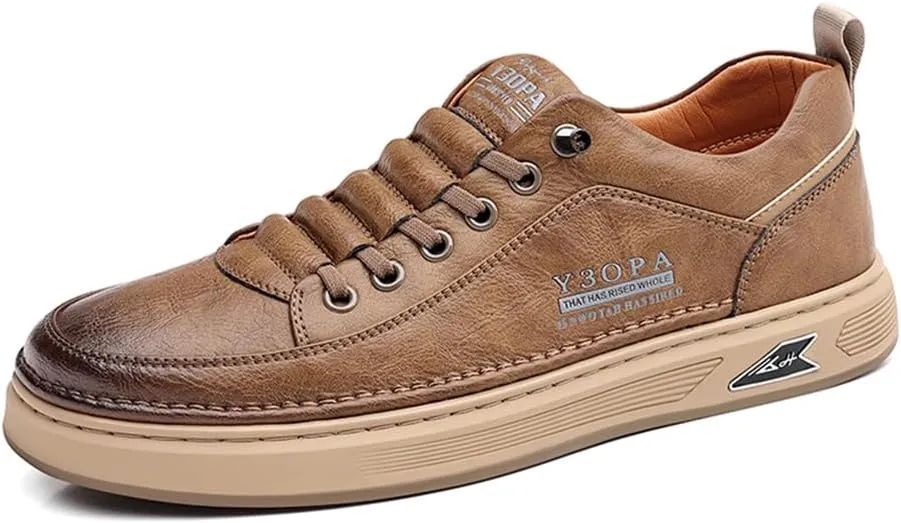 Men's Fashion Sneakers Slip-on Casual Breathable Non-Slip Low-Top Walking Shoes Men's Dress Sneaker