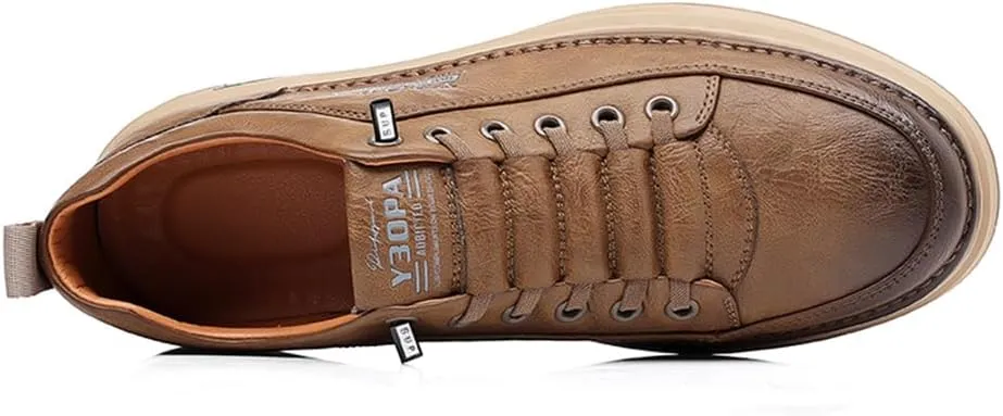 Men's Fashion Sneakers Slip-on Casual Breathable Non-Slip Low-Top Walking Shoes Men's Dress Sneaker