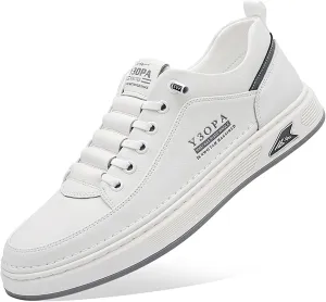 Men's Fashion Sneakers Slip-on Casual Breathable Non-Slip Low-Top Walking Shoes Men's Dress Sneaker