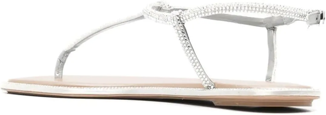 miss left Women Rhinestone T-Strap Thong Sandals Open Clip Toe Flip Flops Glitter Buckle Up Flats Summer Beach Holiday Dressy Shoes Size 4-16 US