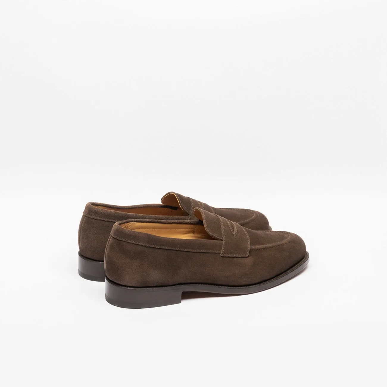 Mocassino penny Tricker's Havard in camoscio marrone (Cafè repello)