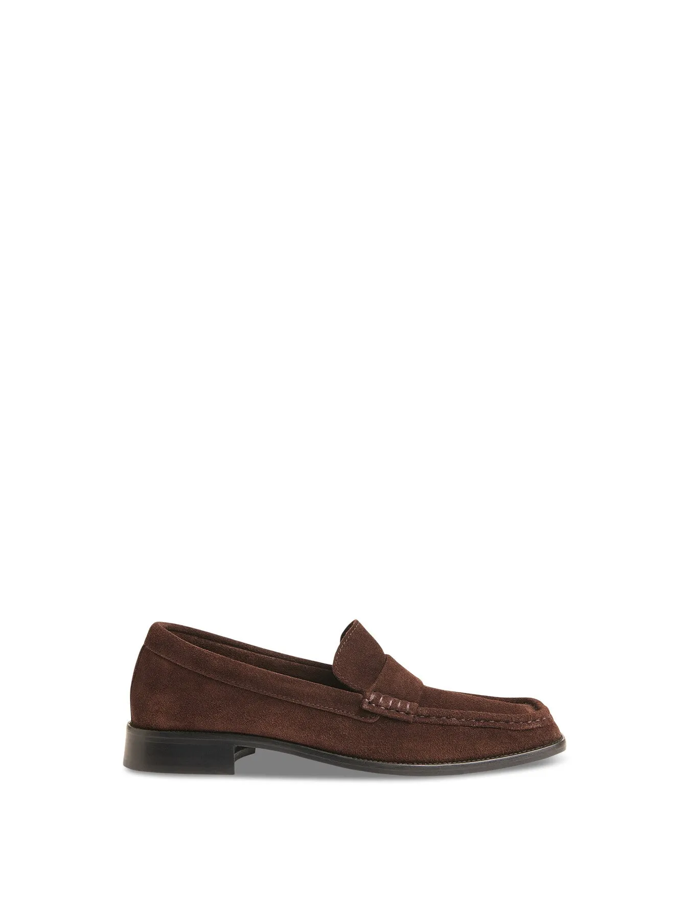 Mora Suede Square Toe Loafer